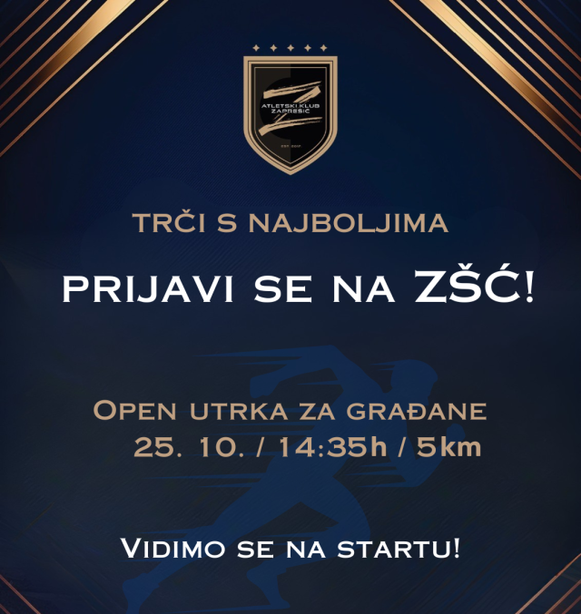Prijavi se na utrku za građane ZŠĆ